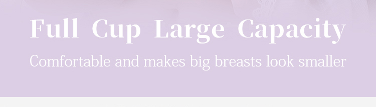 Lightweight Lace Large Breast Minimizer Bra Warm Change Thin Cups No Underwire Collect Side Breasts Veimia