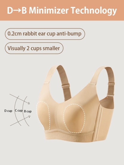 Lifting Minimizer Bras For Big Breasts Anti-sagging, Ultra-thin Cooling Cups & Seamless Invisible Foundation Color For Beautiful Bust Silhouettes VEIMIA​
