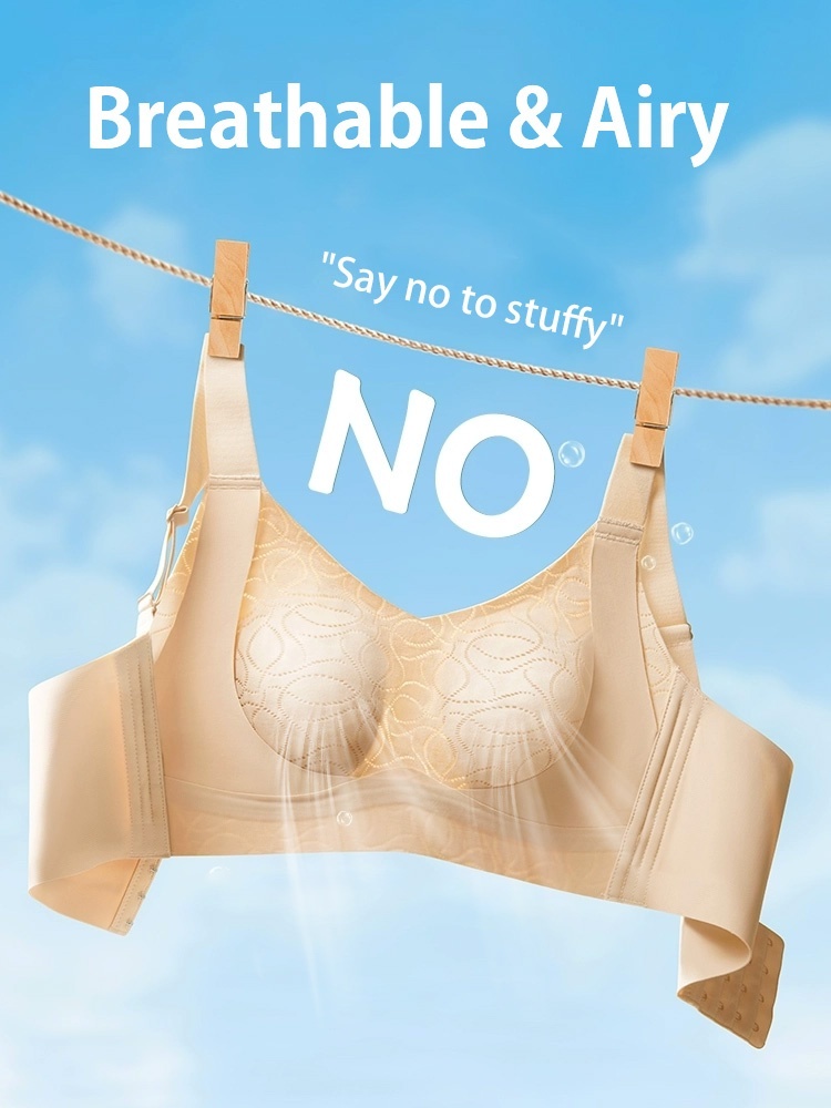 Lifting Minimizer Bras For Big Breasts Anti-sagging, Ultra-thin Cooling Cups & Seamless Invisible Foundations Color For Beautiful Bust Silhouettes VEIMIA​
