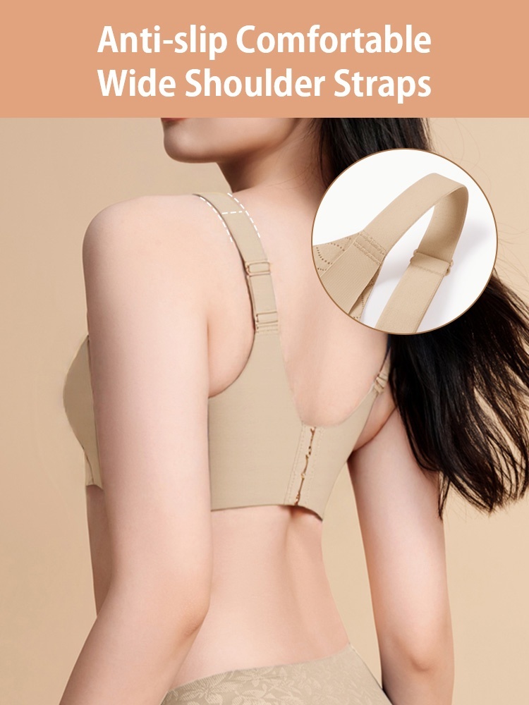 Lifting Minimizer Bra For Big Breasts Anti-sagging, Ultra-thin Cooling Cups & Seamless Invisible Foundations Color For Beautiful Bust Silhouette VEIMIA​
