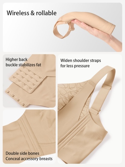 Lifting Minimizer Bras For Big Breasts Anti-sagging, Ultra-thin Cooling Cups & Seamless Invisible Foundation Color For Beautiful Bust Silhouettes VEIMIA​