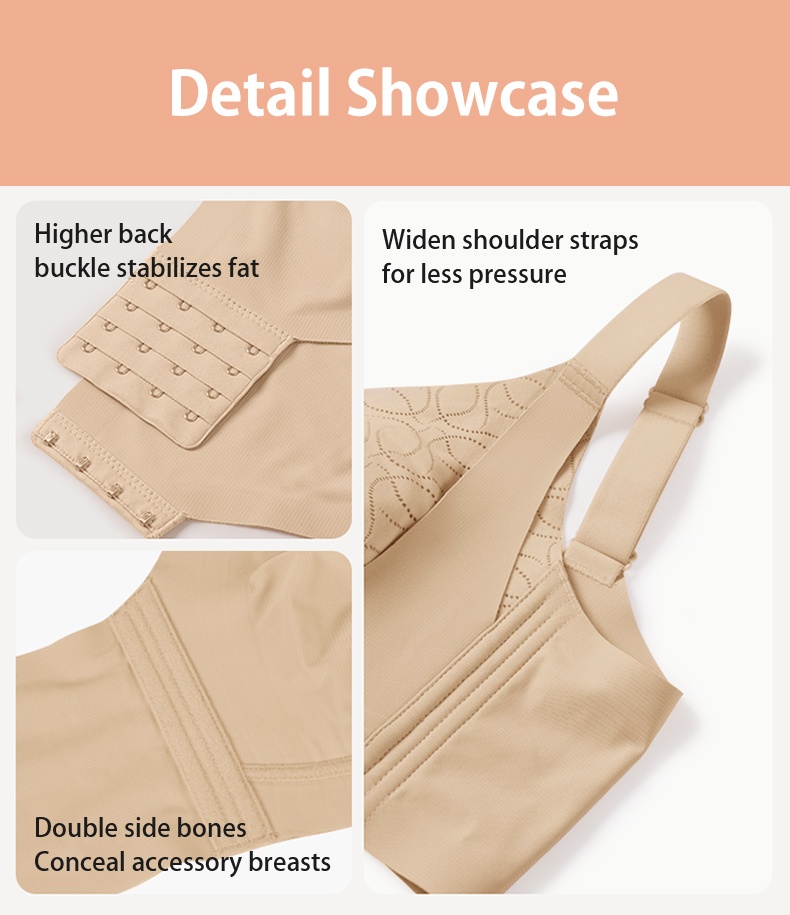 Lifting Minimizer Bra For Big Breasts Anti-sagging, Ultra-thin Cooling Cups & Seamless Invisible Foundation Color For Beautiful Bust Silhouettes VEIMIA​