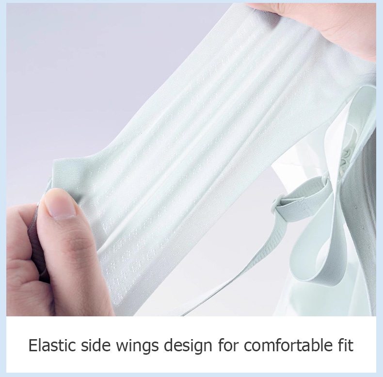 Lightweight Cooling Nursing Bra With Breathable Mesh & Petal Pad, Soft Lifts Anti-Saggings & Baby-friendly VEIMIA