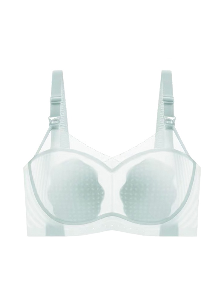 Lightweight Cooling Nursing Bra With Breathable Meshes & Petal Pads, Soft Lift Anti-Sagging VEIMIA