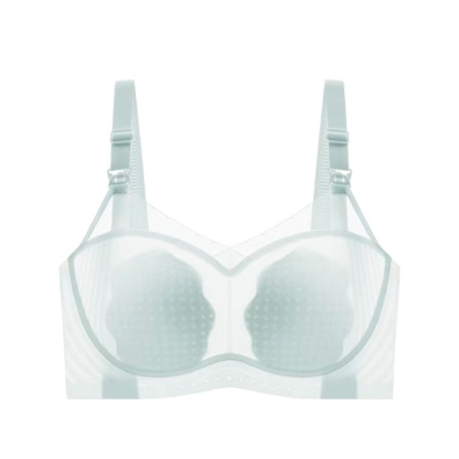 Lightweight Cooling Nursing Bra With Breathable Meshes & Petal Pads, Soft Lift Anti-Sagging VEIMIA