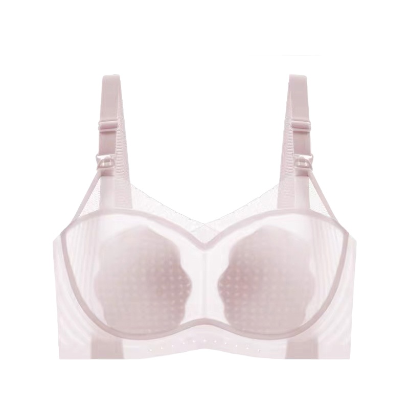 Lightweight Cooling Nursing Bra With Breathable Meshes & Petal Pad, Soft Lift Anti-Sagging VEIMIA