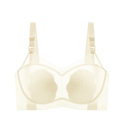 Lightweight Cooling Nursing Bras With Breathable Mesh & Petal Pads, Soft Lift Anti-Sagging VEIMIA