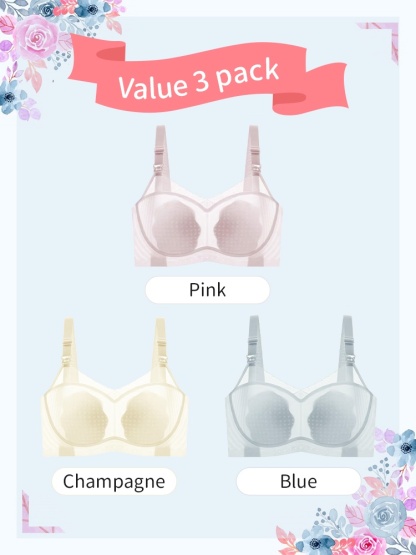 Lightweight Cooling Nursing Bra With Breathable Meshes & Petal Pads, Soft Lift Anti-Sagging & Baby-friendly