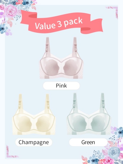 Lightweight Cooling Nursing Bra With Breathable Meshes & Petal Pad, Soft Lift Anti-Sagging & Baby-friendly