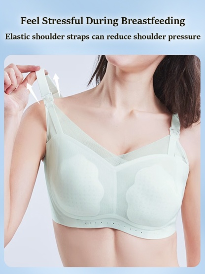 Lightweight Cooling Nursing Bra With Breathable Mesh & Petal Pad, Baby-friendly VEIMIA