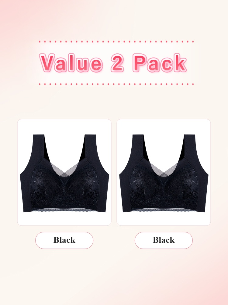 VEIMIA Lightweight Minimizer Bra for Large Busts With an Ultra-thin Soft Feel, Smooth Sides & All-day Comfort