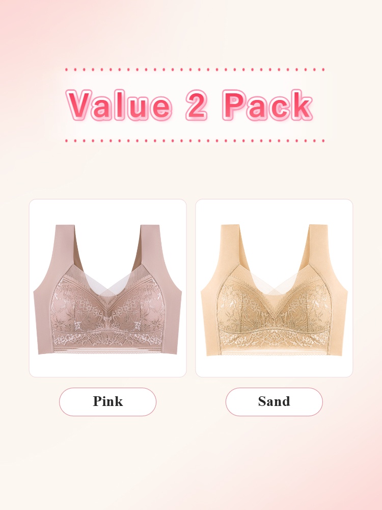 VEIMIA Lightweight Minimizer Bra for Large Busts With an Ultra-thin Soft Feel, Smooth Sides & All-day Comfort