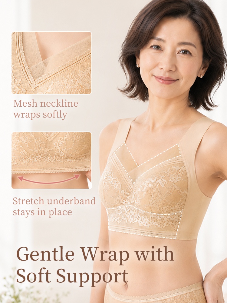 VEIMIA Lightweight Minimizer Bra for Large Busts With an Ultra-thin Soft Feel, Smooth Sides & All-day Comfort
