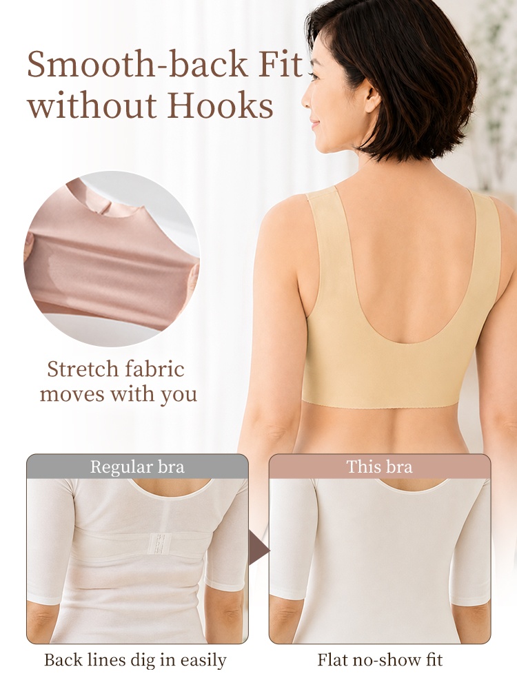 VEIMIA Lightweight Minimizer Bra for Large Busts With an Ultra-thin Soft Feel, Smooth Sides & All-day Comfort