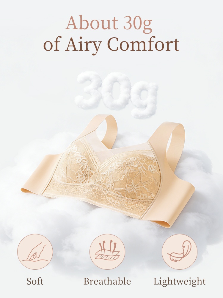 VEIMIA Lightweight Minimizer Bra for Large Busts With an Ultra-thin Soft Feel, Smooth Sides & All-day Comfort