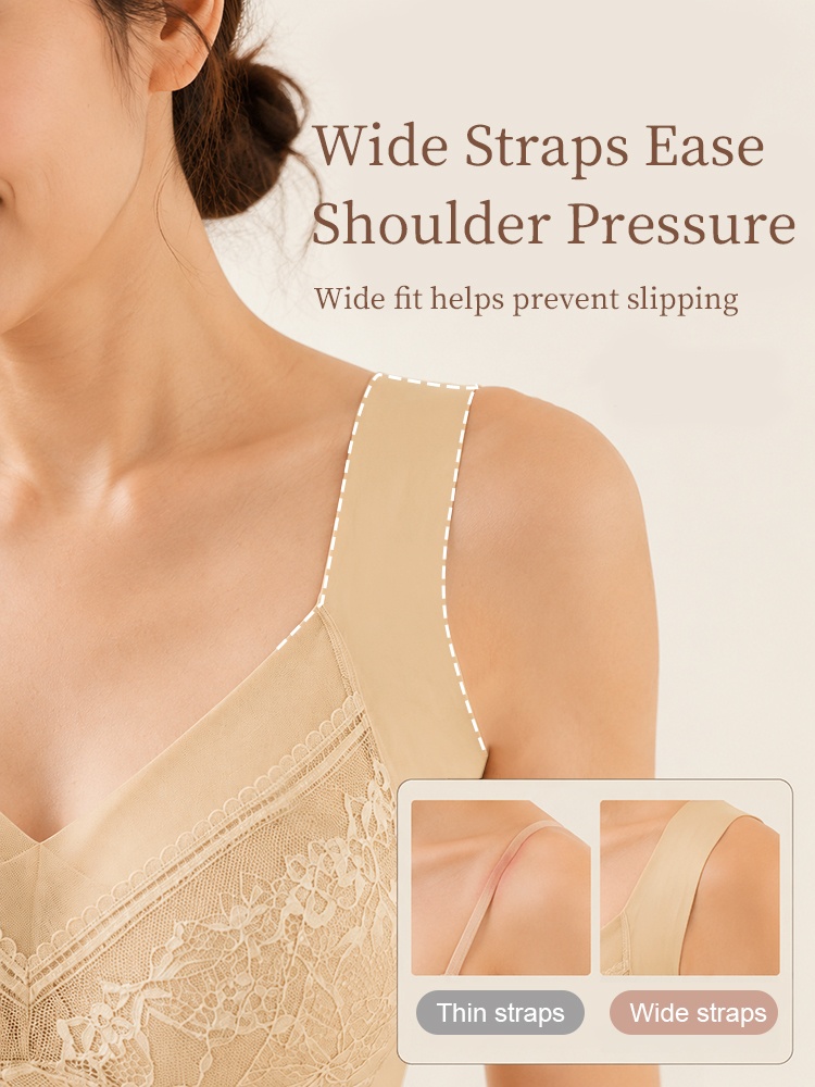 VEIMIA Lightweight Minimizer Bra for Large Busts With an Ultra-thin Soft Feel, Smooth Sides & All-day Comfort