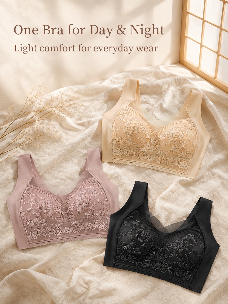 VEIMIA Lightweight Minimizer Bra for Large Busts With an Ultra-thin Soft Feel, Smooth Sides & All-day Comfort