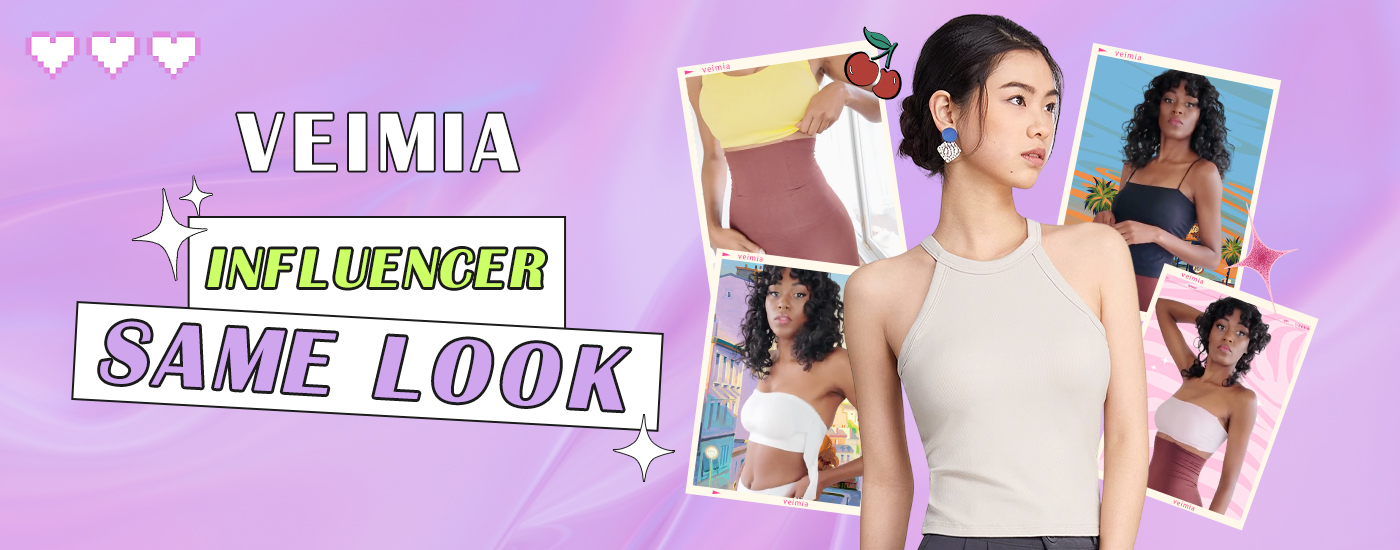 Lingerie Influencers Same Look Veimia