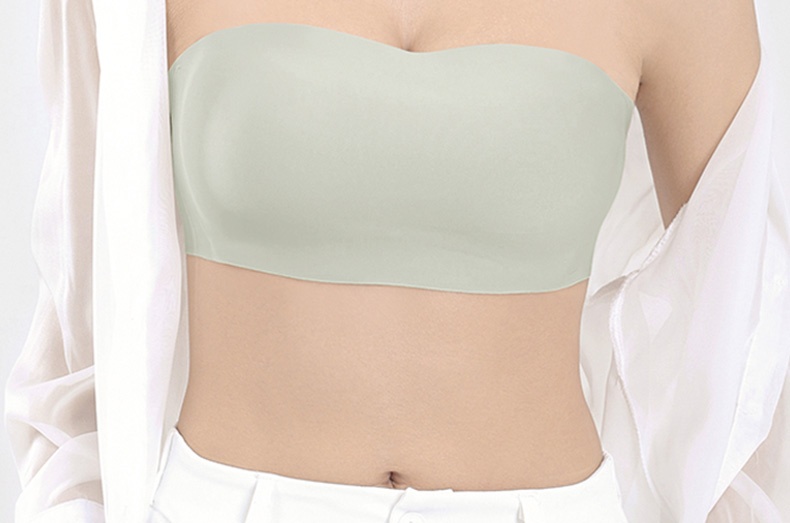 Wireless Strapless Bras Breathable Anti-slip Seamless Tube Top Bra With Stable Support VEIMIA