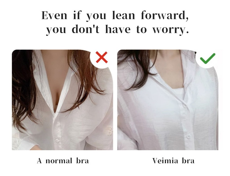 Wireless Strapless Bras Breathable Anti-slip Seamless Tube Top Bras With Stable Support VEIMIA