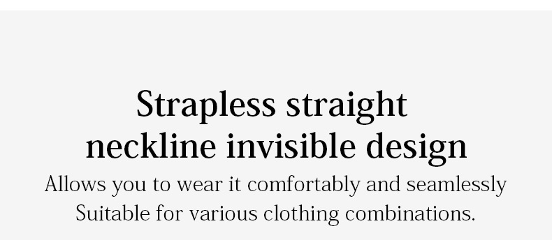 Wireless Invisible Strapless Bra Breathable Seamless Tube Top Bras With Stable Support VEIMIA