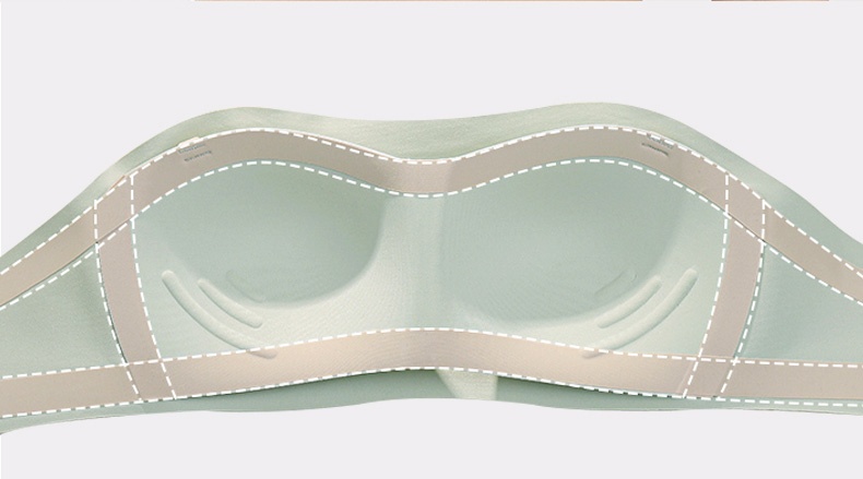 Wireless Invisible Strapless Bras Breathable Seamless Tube Top Bras VEIMIA