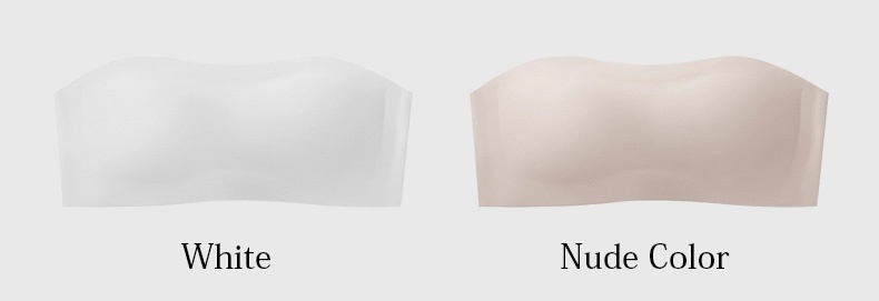 Breathable Wireless Invisible Strapless Bra Seamless Tube Tops Stable Support VEIMIA