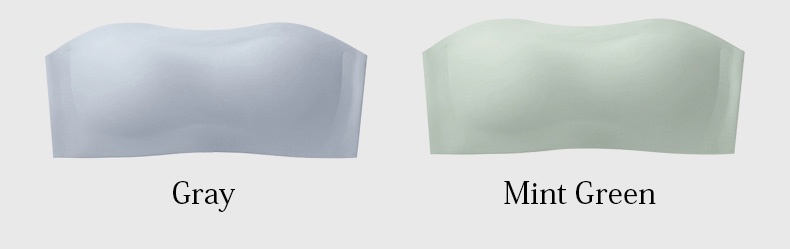 Breathable Wireless Invisible Strapless Bras Seamless Tube Top Stable Supports VEIMIA