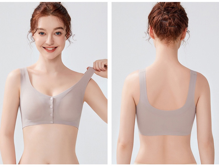 Convenient Front Closure Breathable Mastectomy Bras For Breast Prosthesis VEIMIA