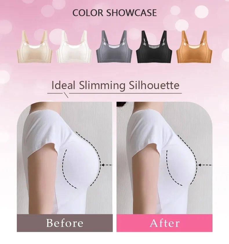 VEIMIA minimizer bra before and after big bust asian woman comparison