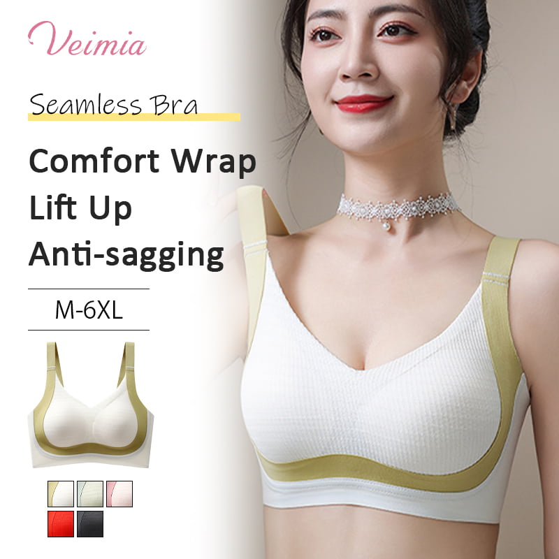 One Piece Seamless Anti-sagging Minimizer Bra For Heavy Breast VEIMIA