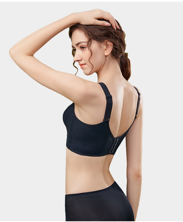 Breast Minimizing Breathable Minimizer Bra Black Color VEIMIA