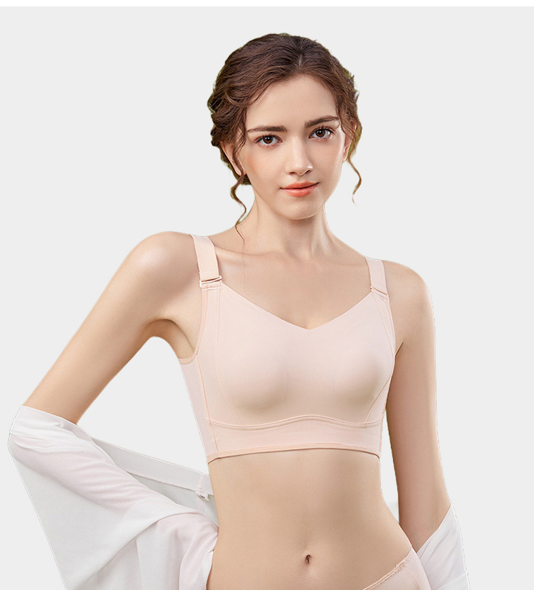 Breast Minimizing Breathable Minimizer Bra Beige Color VEIMIA