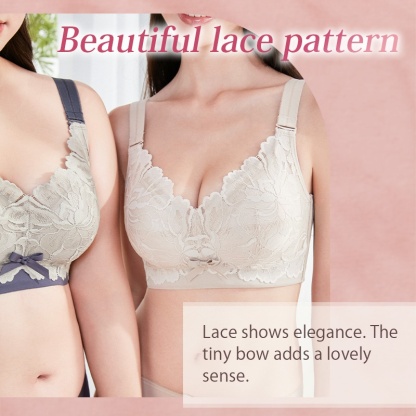 Minimizer Bra Most Beautiful Lace Bras For Refreshing & Slimming, Wireless Design Also Offers Excellent Support VEIMIA