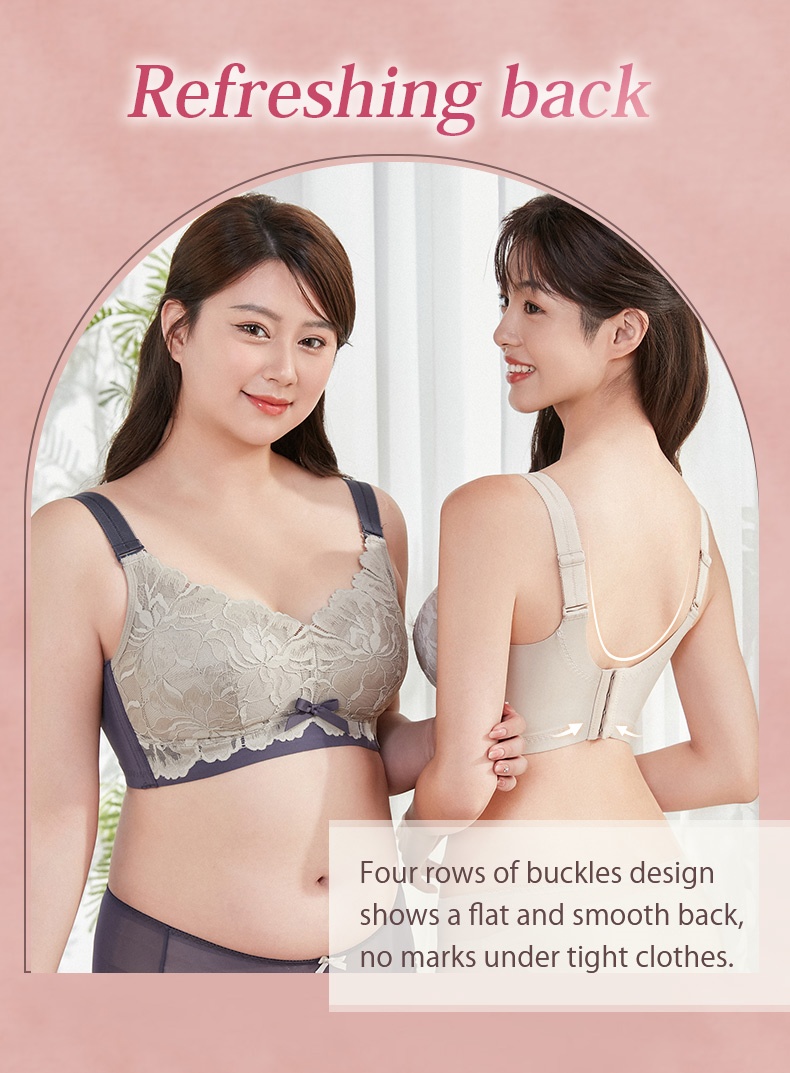 Plus Size Minimizer Bras Most Cute and Beautiful Lace Bra For Refreshing Back & Slimming VEIMIA