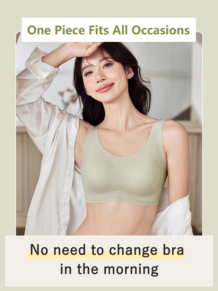 Nighttime Sleep Bra 24H All-day ​​Wearables​​, Antibacterial Latex Cups With Breast Enhancement At ​​Nights​​ VEIMIA
