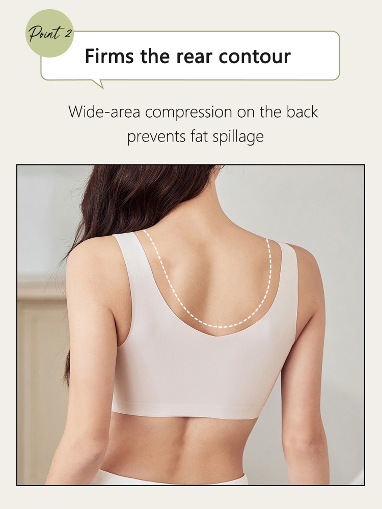 Nighttime Sleep Bra 24H All-day Wearable, Antibacterial Latex ​​Cup​​ With Breast Enhancement At ​​Nights​​ VEIMIA
