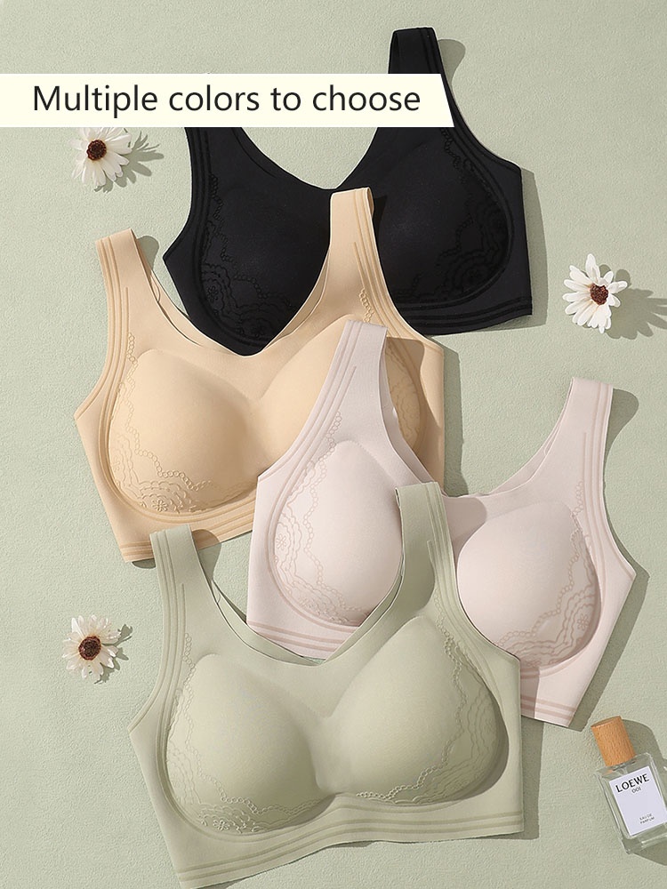 Nighttime ​​Sleeps​​ ​​Bras​​ 24H All-day ​​Wearables​​, Antibacterial Latex ​​Cup​​ With Breast ​​Enhancements​​ At ​​Nights​​ VEIMIA
