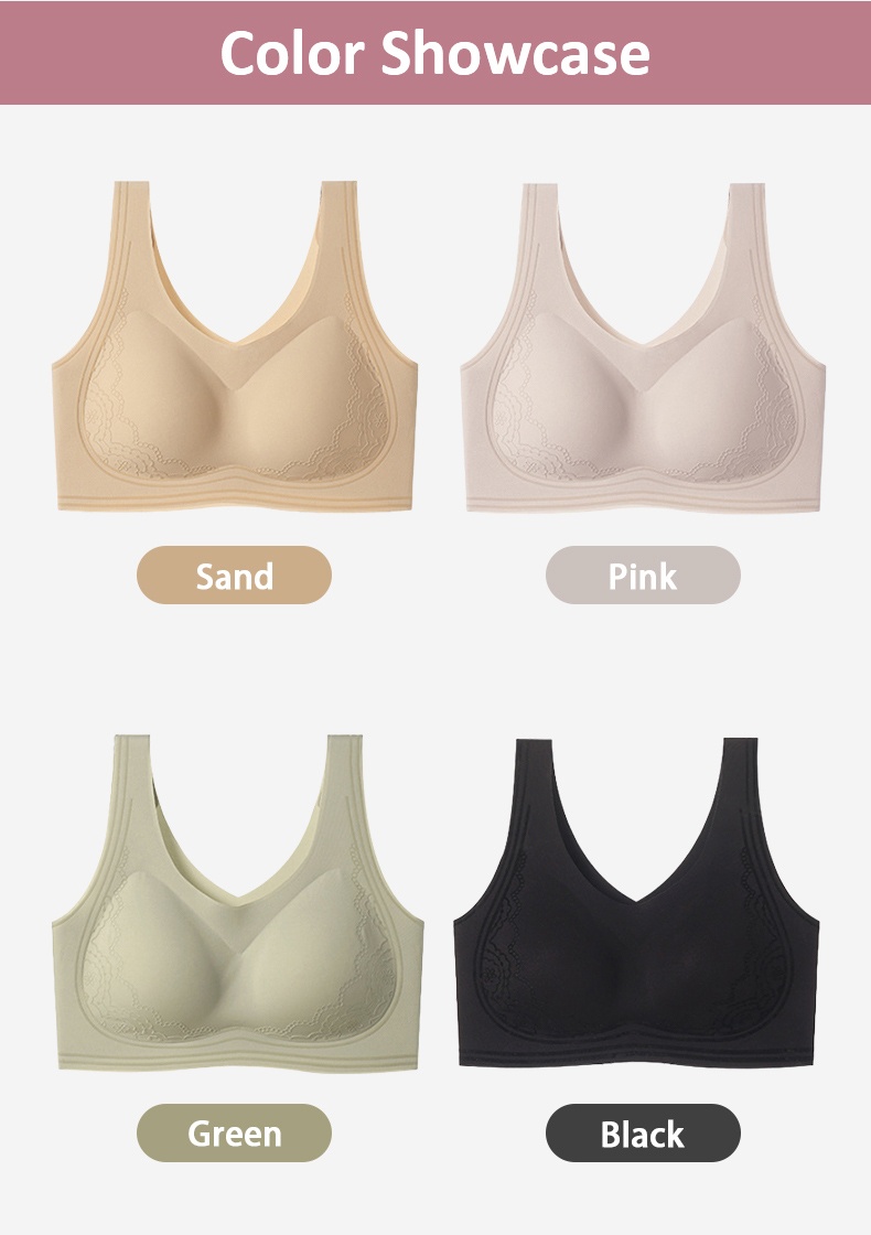 Nighttime Sleep Bra 24H All-day Wearable, Antibacterial Latex Cups With Breast ​​Enhancements​​ At Night VEIMIA