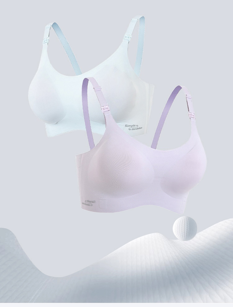 Thin Seamless Pregnancy Bra Comfort Wireless Breastfeeding Nursing Bralette VEIMIA
