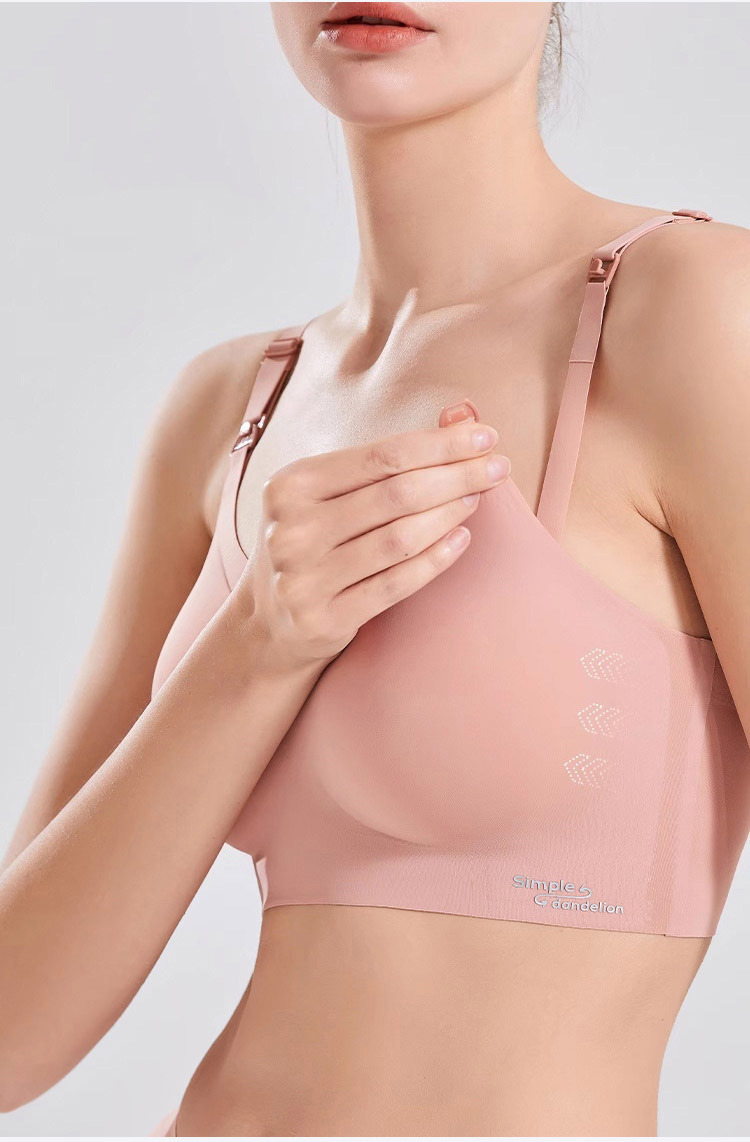 Ultra Thin Seamless Comfort Wireless Breastfeeding Nursing Bralette VEIMIA