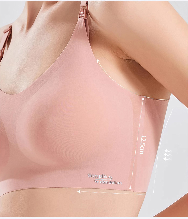 Ultra Thin Seamless Comfort Wireless Breastfeeding Nursing Bra VEIMIA