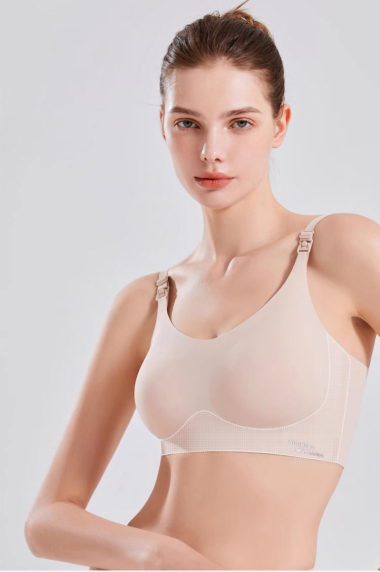 Ultra Thin Seamless Comfort Wireless Nursing Bralette VEIMIA
