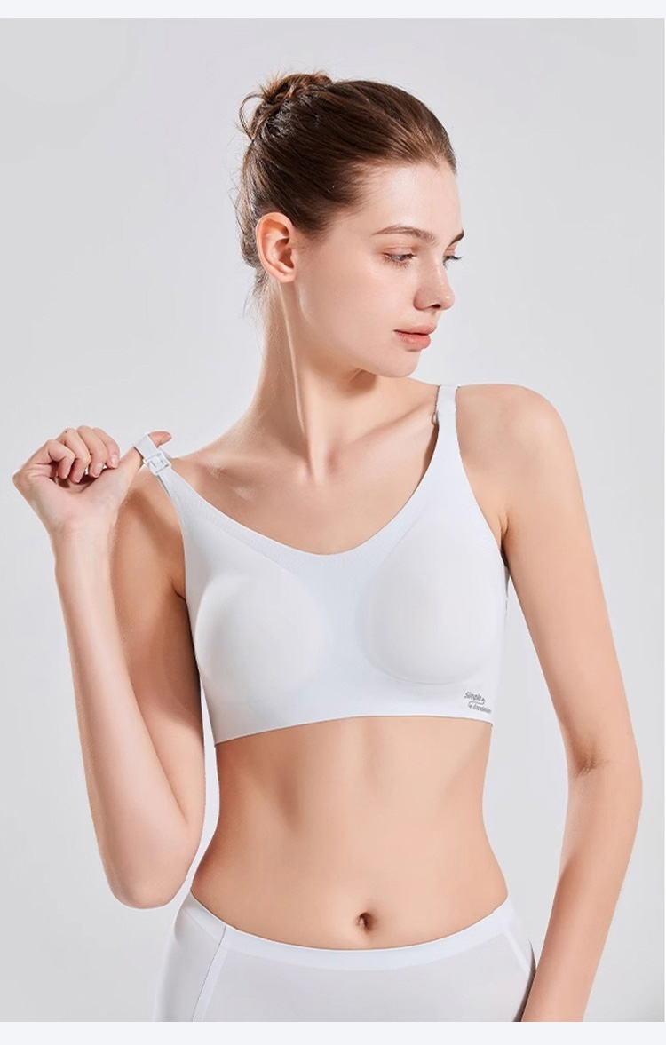 Soft Seamless Comfort Nursing Bras Easy For Breastfeeding VEIMIA