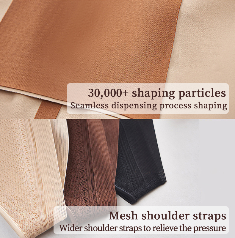 One-piece Bodysuit Targeted Compression For Full-body Shapings With Built-in Underwear VEIMIA