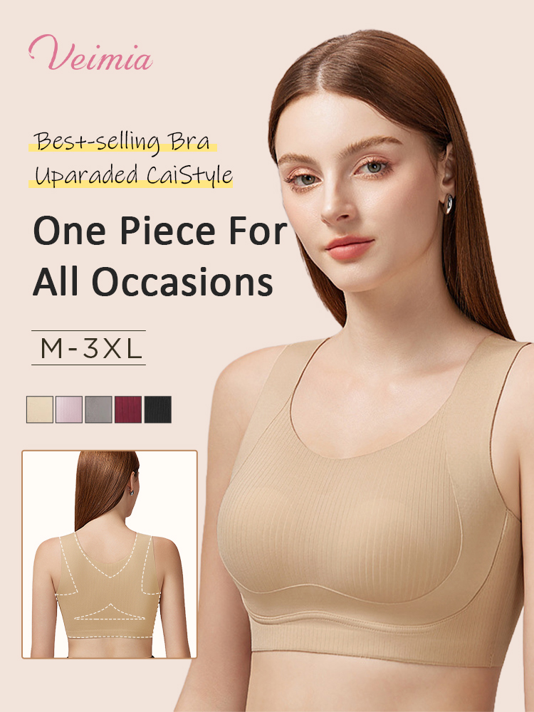 Upgraded Minimizer Cami Bra No Buckles Slimming Comfort for Singapore Humidity VEIMIA
