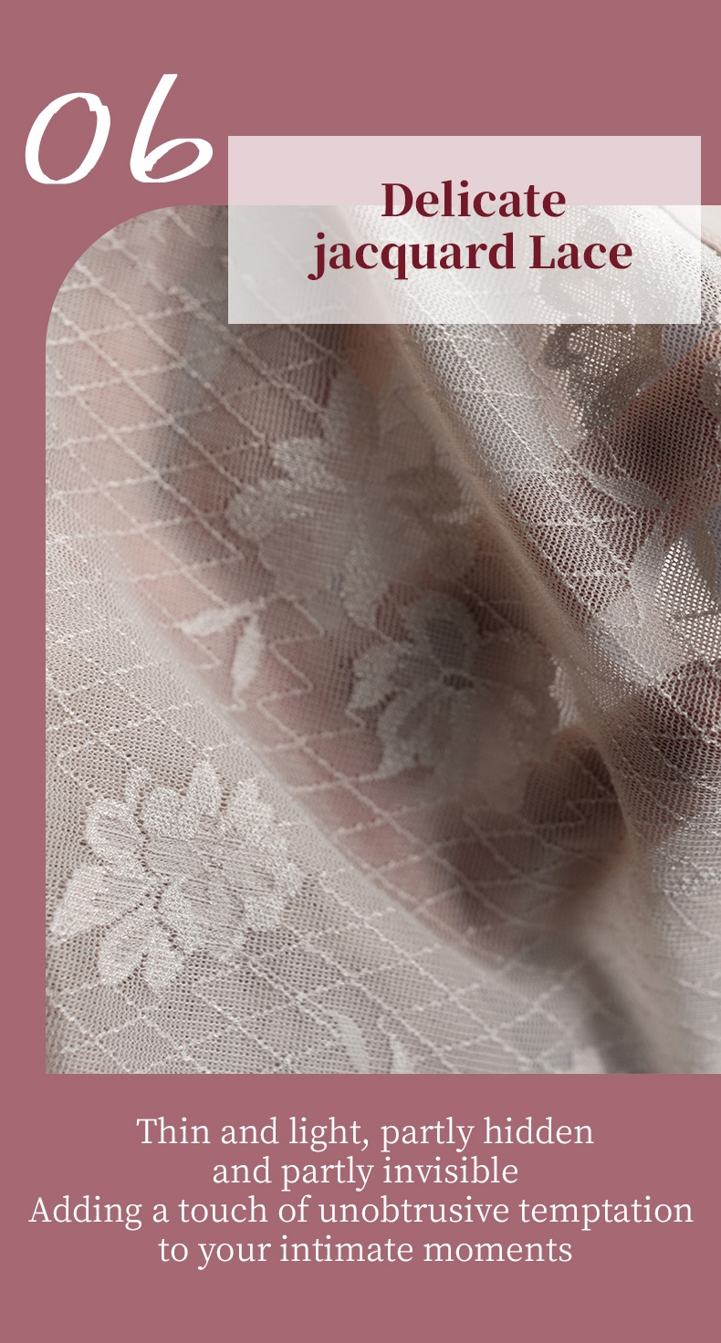 Sexy Lace Panties High Elastic Comfortable Waistband with Skin-Friendly Fabric VEIMIA