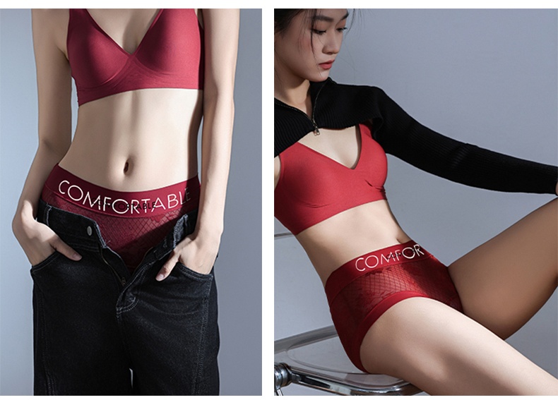 Ultra Soft Skin-Friendly Fabric with Comfortable Elastic Waist Lace VEIMIA