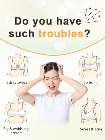 Plus Size Bra 3D Wireless Lifts & Anti-saggings, Full-cover Slimming Cups For A Sleek Look VEIMIA