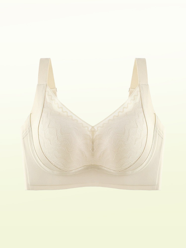 Plus Size Bra 3D Wireless Lift & Anti-sagging, Full-cover Slimming Cup For Sleek Looks VEIMIA